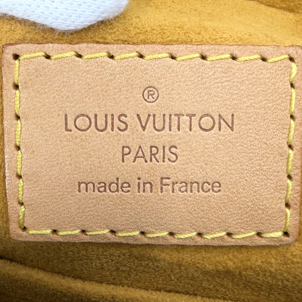 Louis Vuitton Shoulder Bag Baggy PM Monogram Denim Blue Gold — view 5