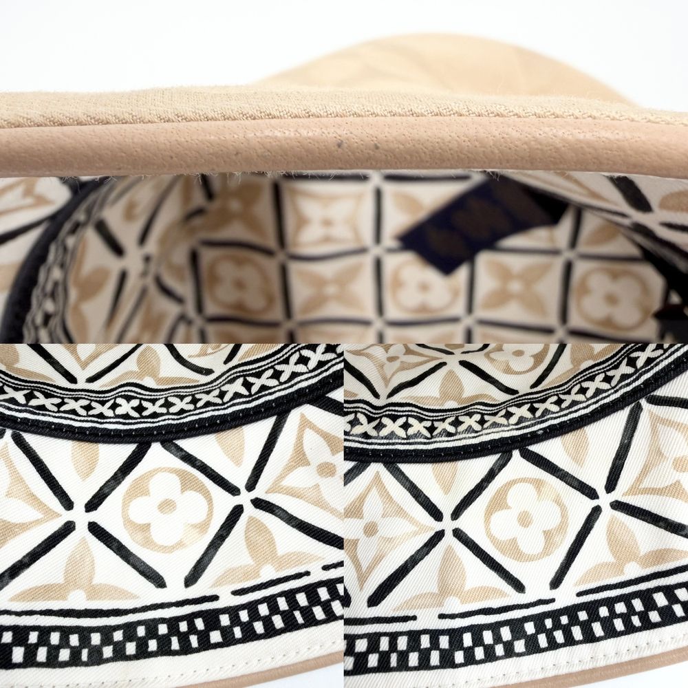 Louis Vuitton Hat Monogram Daily Glam Bucket Hat Cotton Beige — view 6