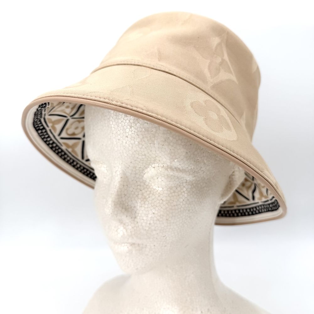 Louis Vuitton Hat Monogram Daily Glam Bucket Hat Cotton Beige — view 2