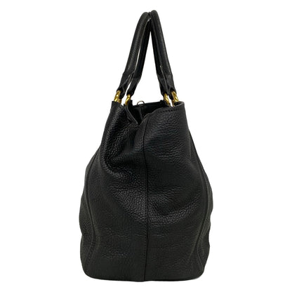 Miu Miu Tote Bag Navy Leather — view 4