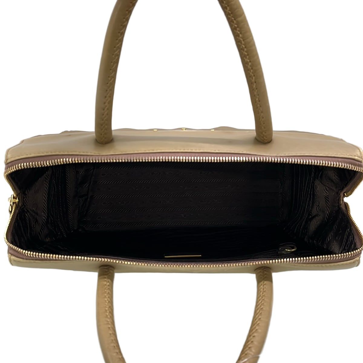 Prada Handbag Beige Leather — view 7