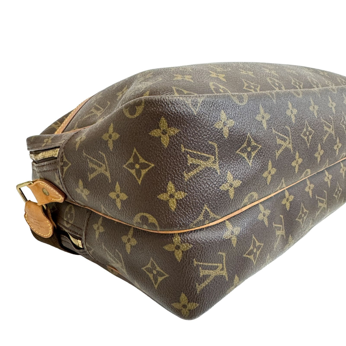 Louis Vuitton Reporter GM Monogram Canvas Brown Shoulder Bag — view 3