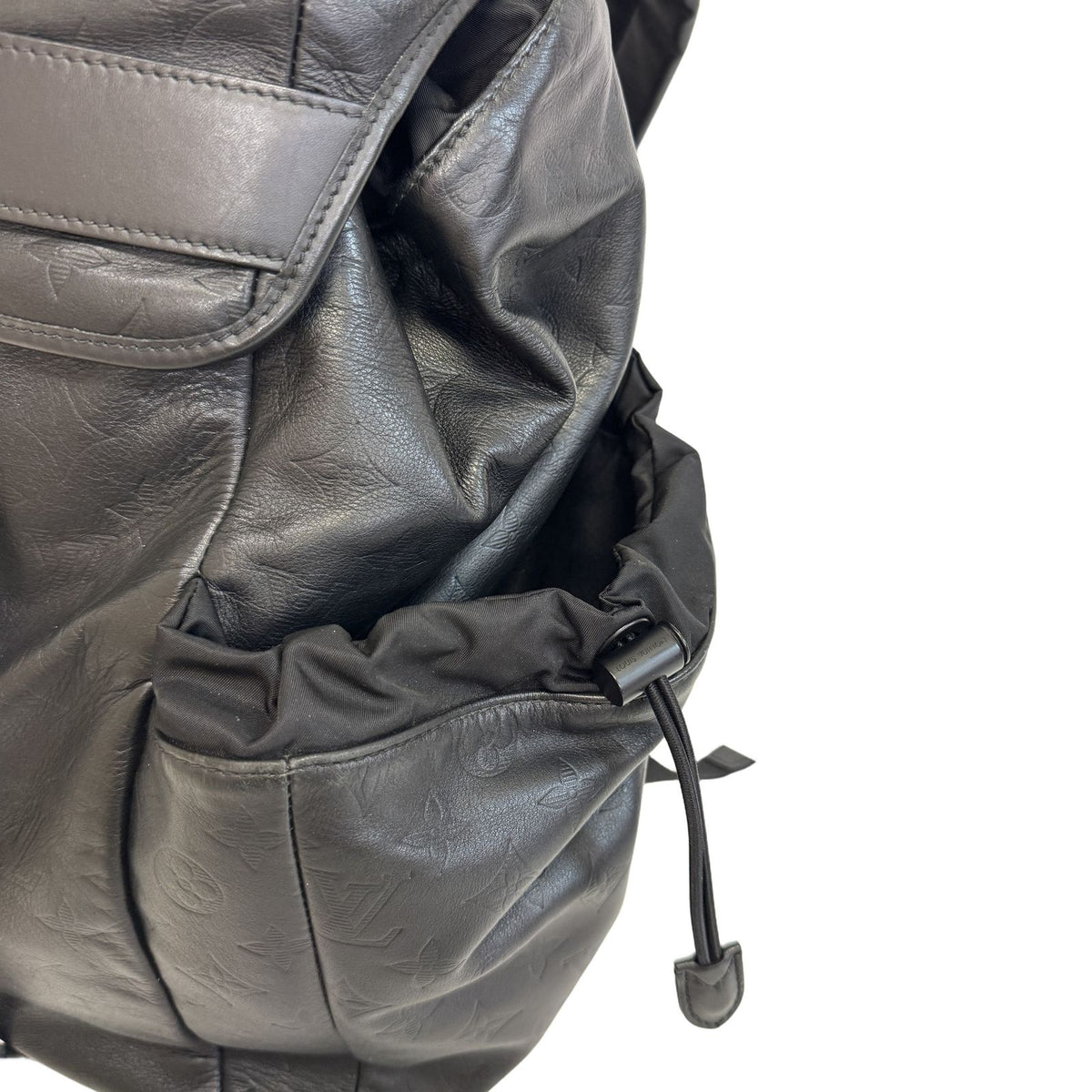 Louis Vuitton Discovery Backpack Monogram Shadow Canvas Black — view 7