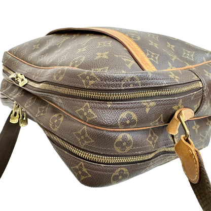 Louis Vuitton Reporter GM Monogram Canvas Brown Shoulder Bag — view 4