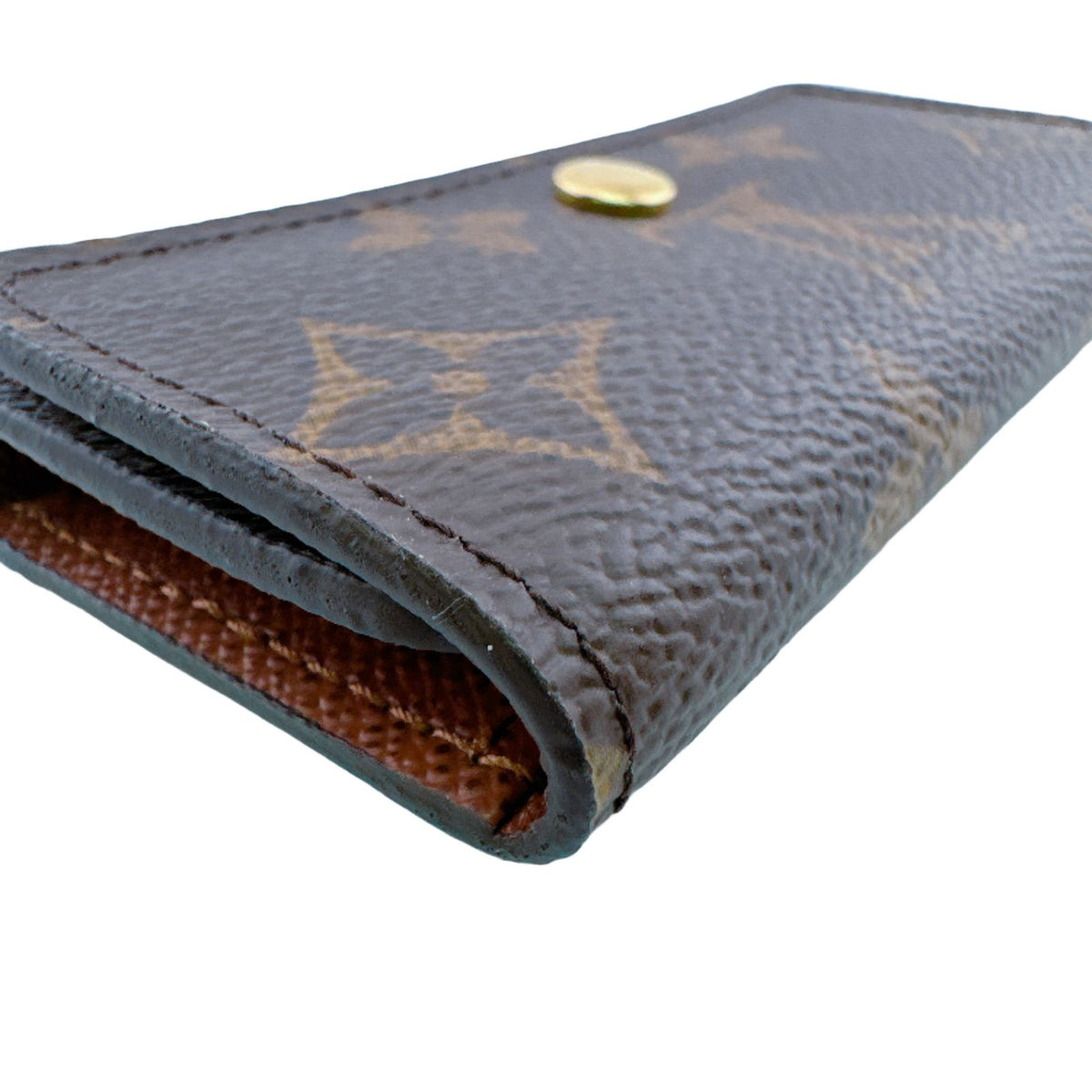 Louis Vuitton Multicles 4 Monogram Canvas Key Case Brown Key Holder — view 5