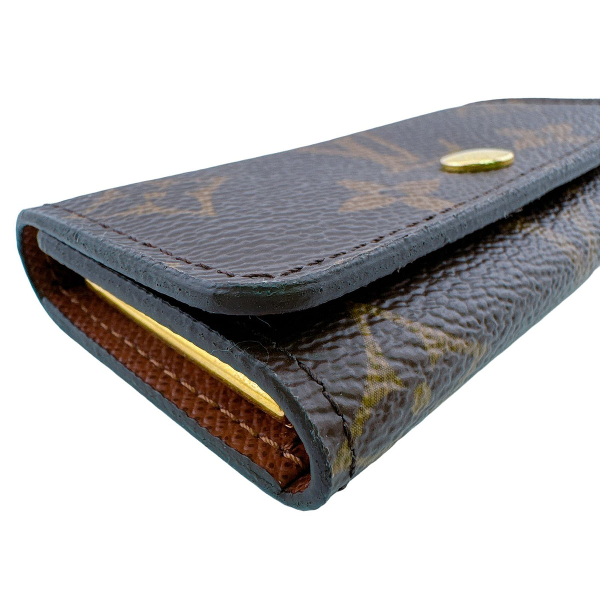 Louis Vuitton Multicles 4 Monogram Canvas Key Case Brown Key Holder — view 3