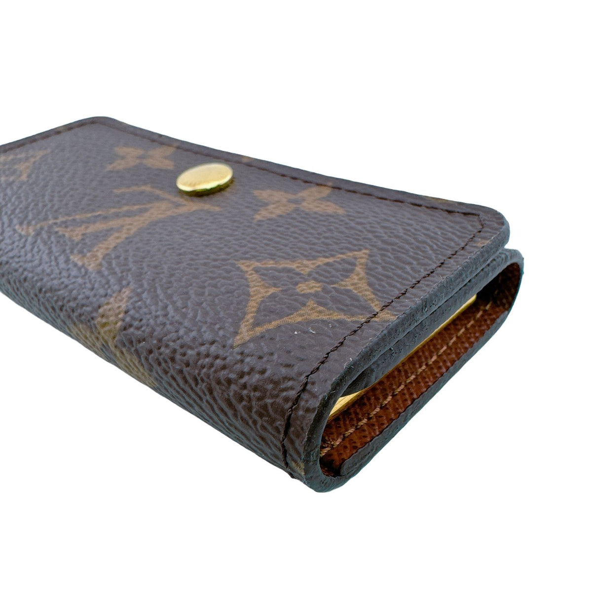 Louis Vuitton Multicles 4 Monogram Canvas Key Case Brown Key Holder — view 2