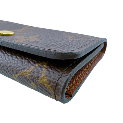 Louis Vuitton Multicles 4 Monogram Canvas Key Case Brown Key Holder — view 4