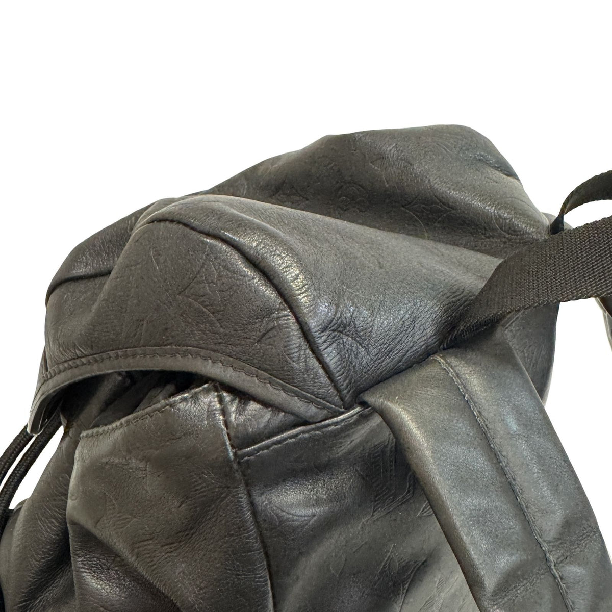 Louis Vuitton Discovery Backpack Monogram Shadow Canvas Black — view 4