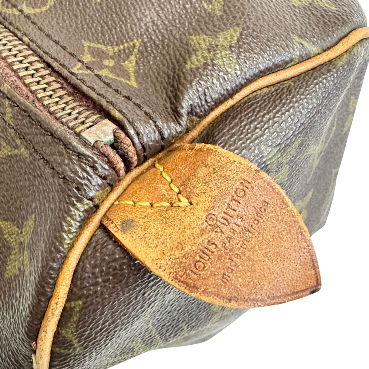Louis Vuitton Keepall 45 Monogram Canvas Leather Brown Boston Bag — view 7