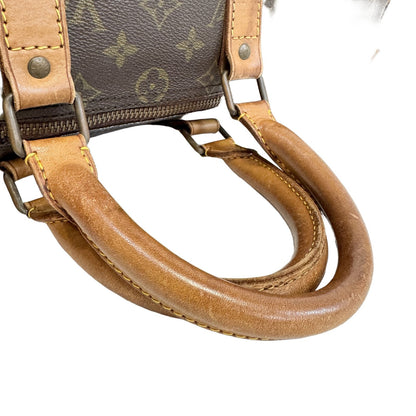 Louis Vuitton Keepall 45 Monogram Canvas Leather Brown Boston Bag — view 8