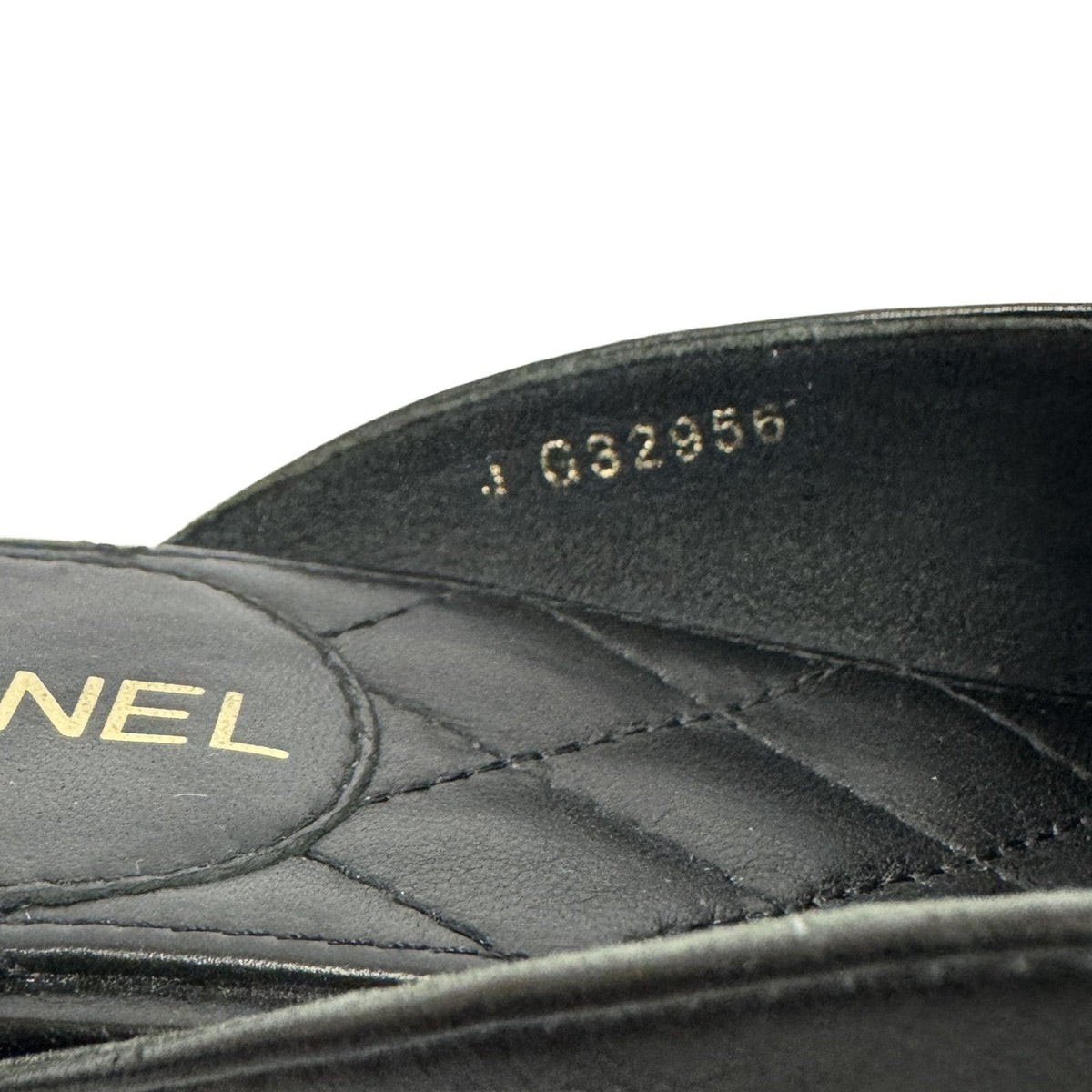Chanel Quilted Chain Sandals Leather Shoes — view 4