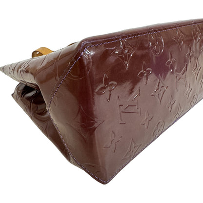 Louis Vuitton Reade PM Monogram Vernis Patent Mini Bag Purple Amarante — view 3