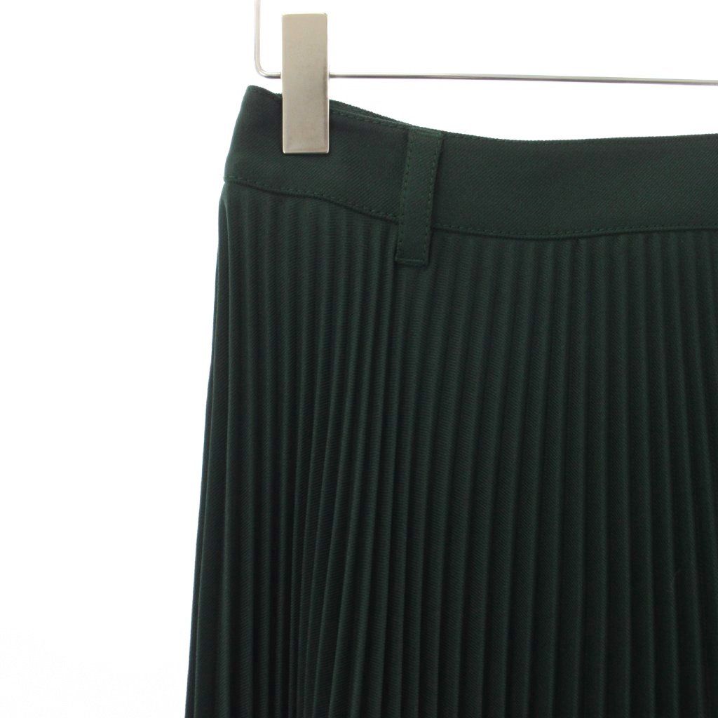 Prada Pleated Skirt Knee-Length Green 36 — view 3