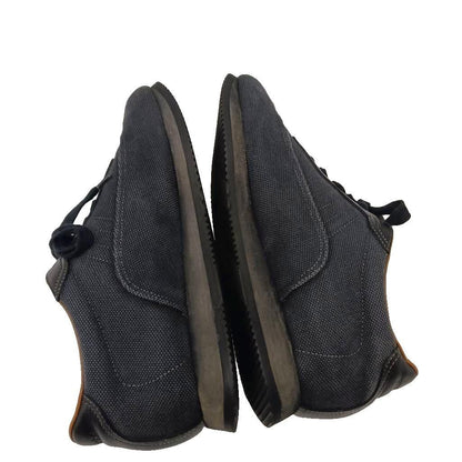 Hermes Quick Sneakers Canvas Leather Black — view 8