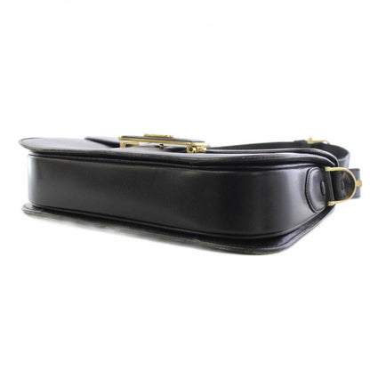 Celine Phoebe Philo Era Vintage Leather Carriage Shoulder Bag Black — view 5
