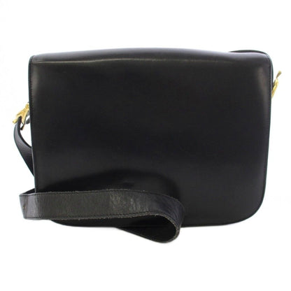 Celine Phoebe Philo Era Vintage Leather Carriage Shoulder Bag Black — view 2