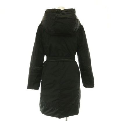 Max Mara S Reversible Down Coat Long Outer Black 36 — view 5
