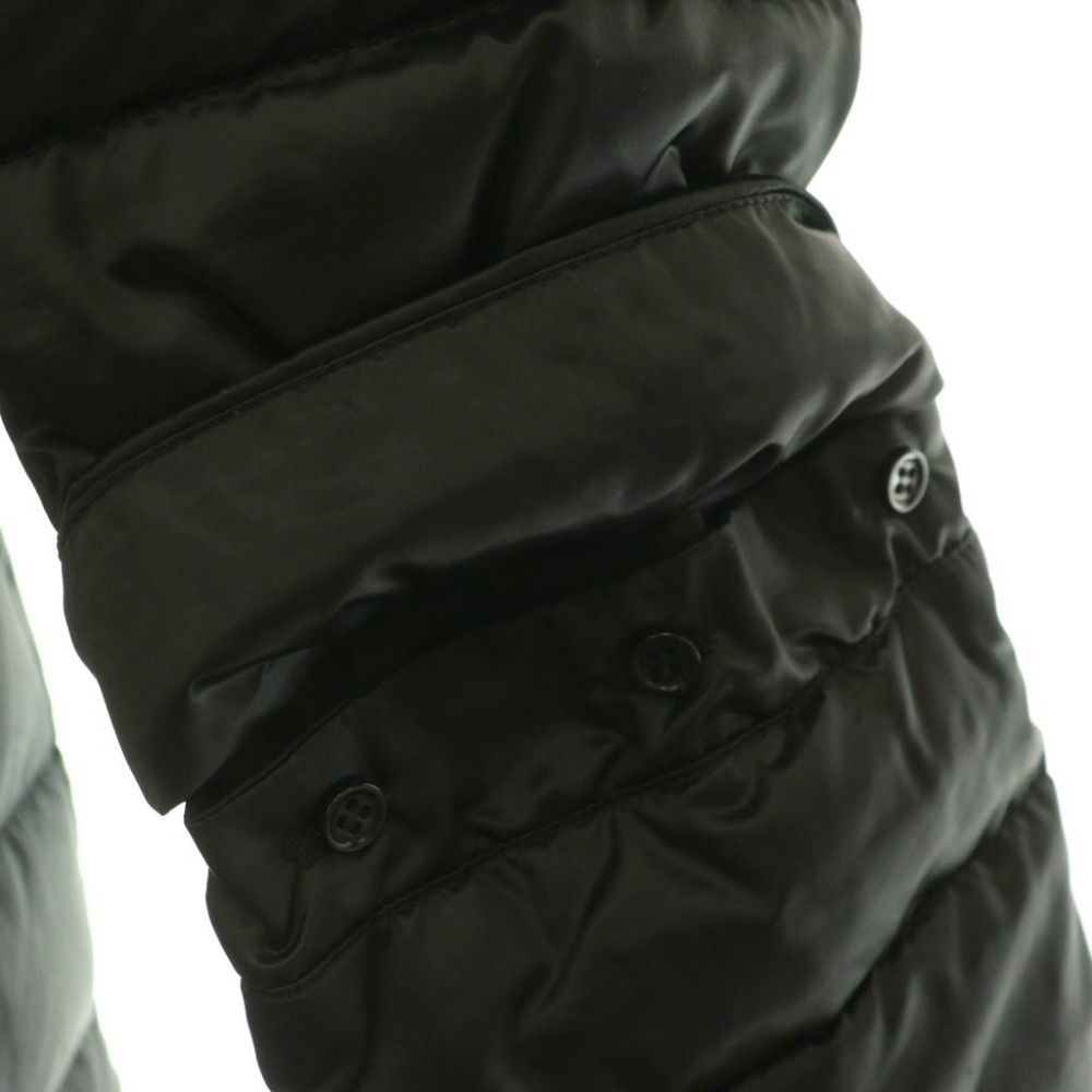 Max Mara S Reversible Down Coat Long Outer Black 36 — view 7