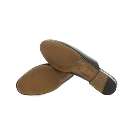 Gucci Prince Town Bit Loafers Mules Leather Black — view 6