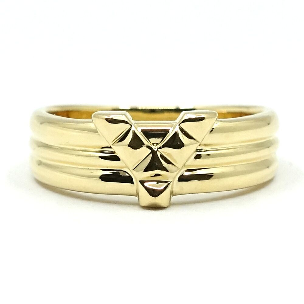 Saint Laurent Ring YSL 18k Yellow Gold