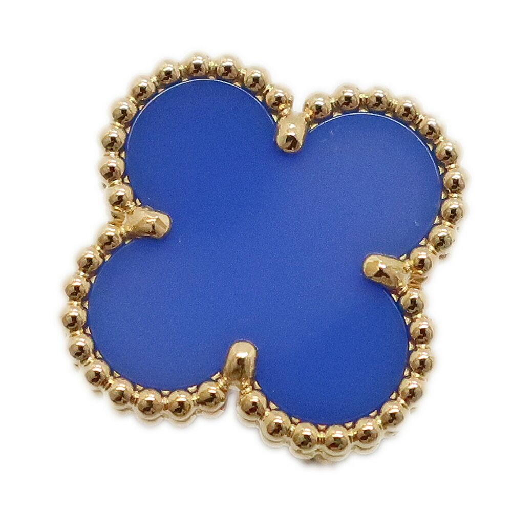 Van Cleef & Arpels Vintage Alhambra Earrings 750 Agate — view 4