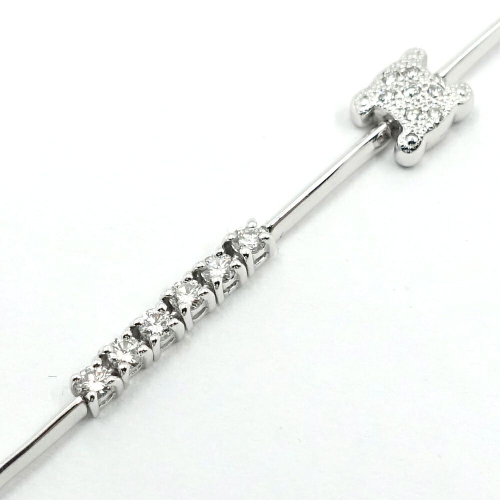 Celine Bracelet 750 White Gold Diamond — view 7
