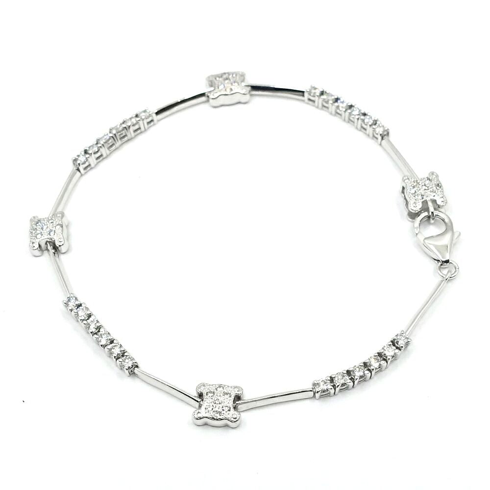 Celine Bracelet 750 White Gold Diamond — view 2