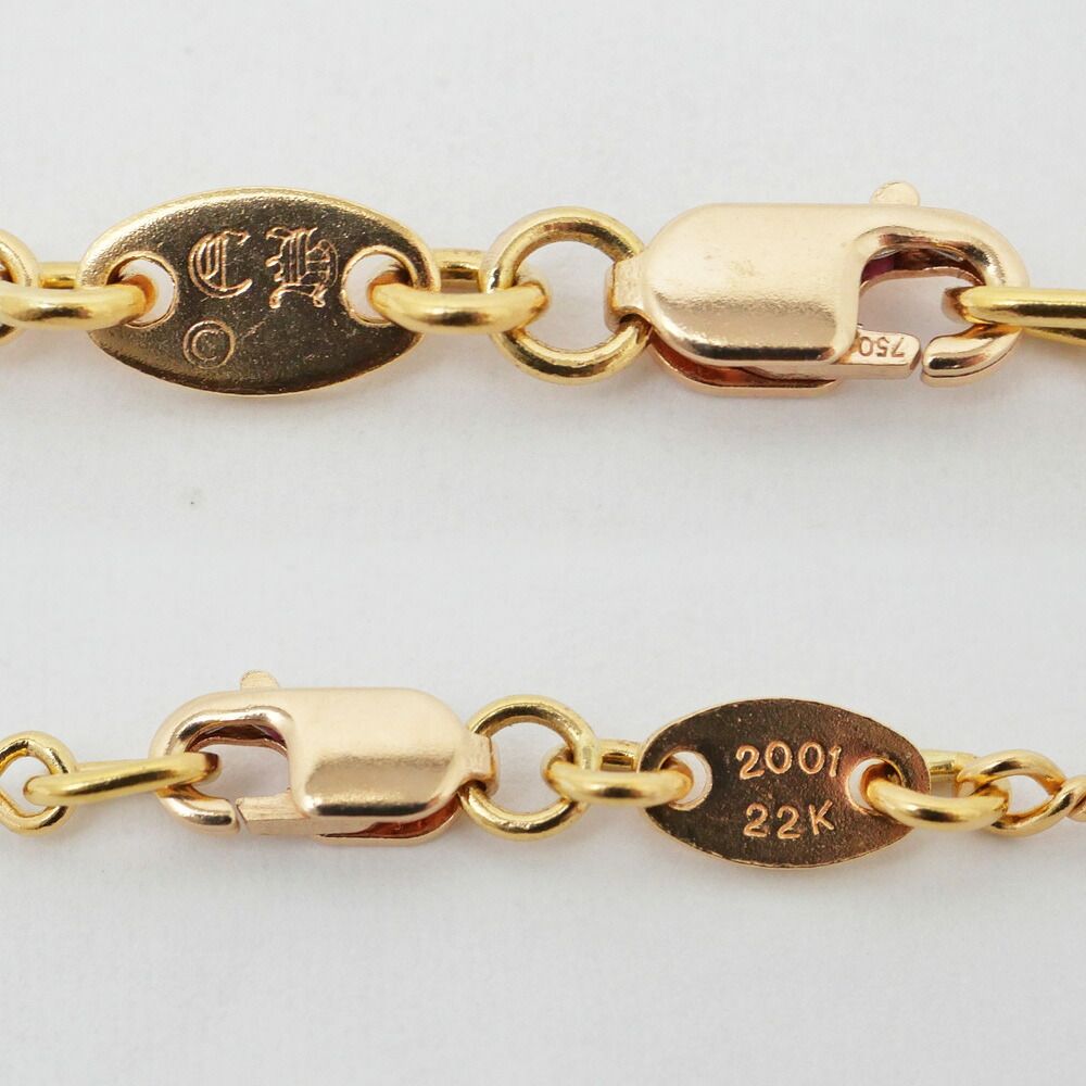 Chrome Hearts Twist Chain Necklace 40 22k — view 2