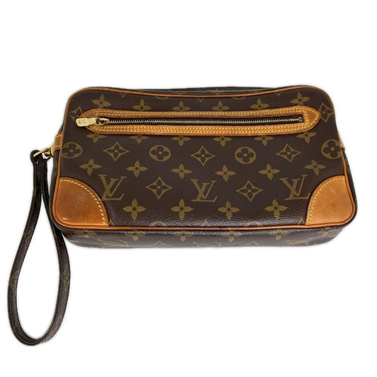 Louis Vuitton Monogram Marly Dragonne GM Second Bag Brown