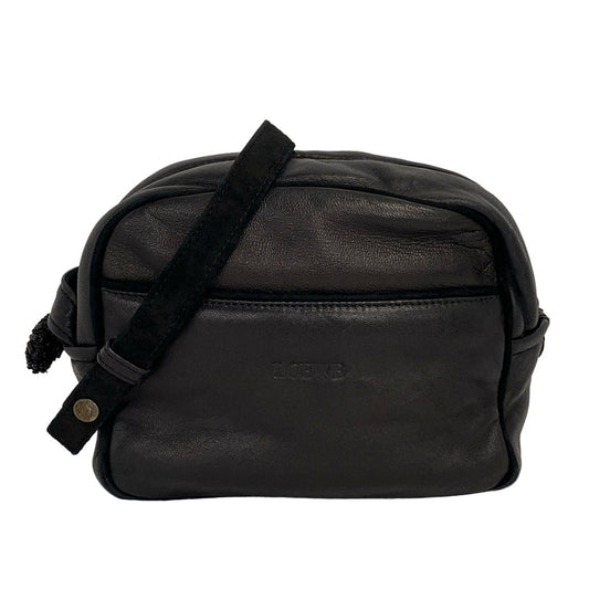 Loewe Shoulder Bag Black Leather