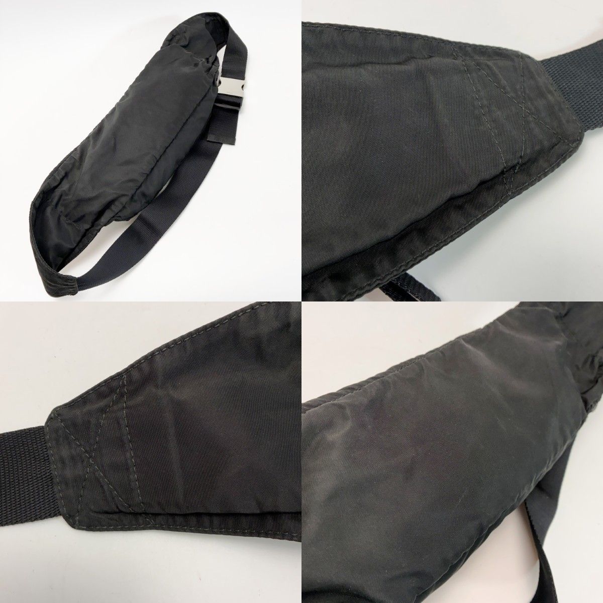 Prada Waist Bag Nylon Black — view 7