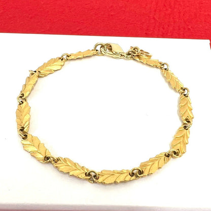 Dior Vintage Leaf Bracelet Gold