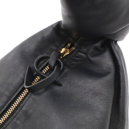 Bottega Veneta Double Knot Handbag Leather Black Gold — view 5