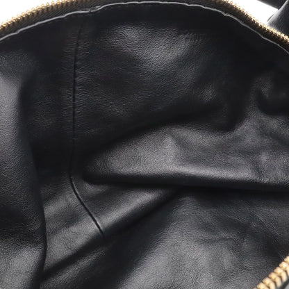 Bottega Veneta Double Knot Handbag Leather Black Gold — view 6