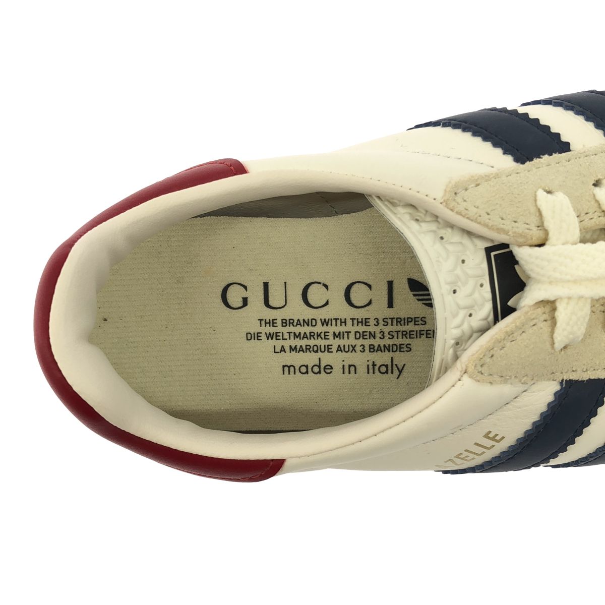 Gucci x Adidas Wmns Gazelle Sneakers White — view 5