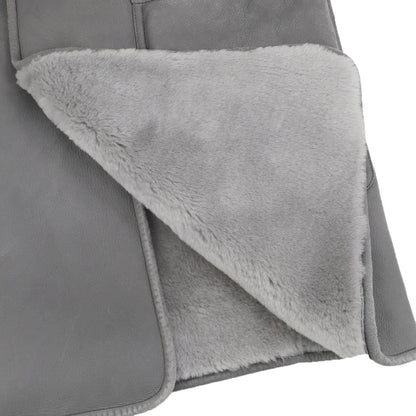 Celine by Phoebe Philo Reversible Shearling Coat 2 Gray 40 — view 8