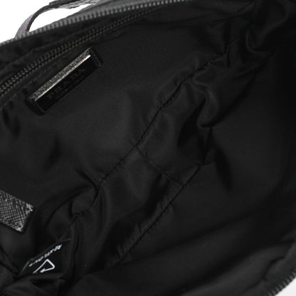 Prada Belt Bag Re Nylonx Saffiano Leather — view 4