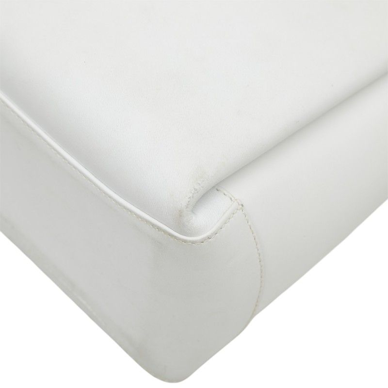 Gucci Vintage Handbag 26 White Leather — view 6