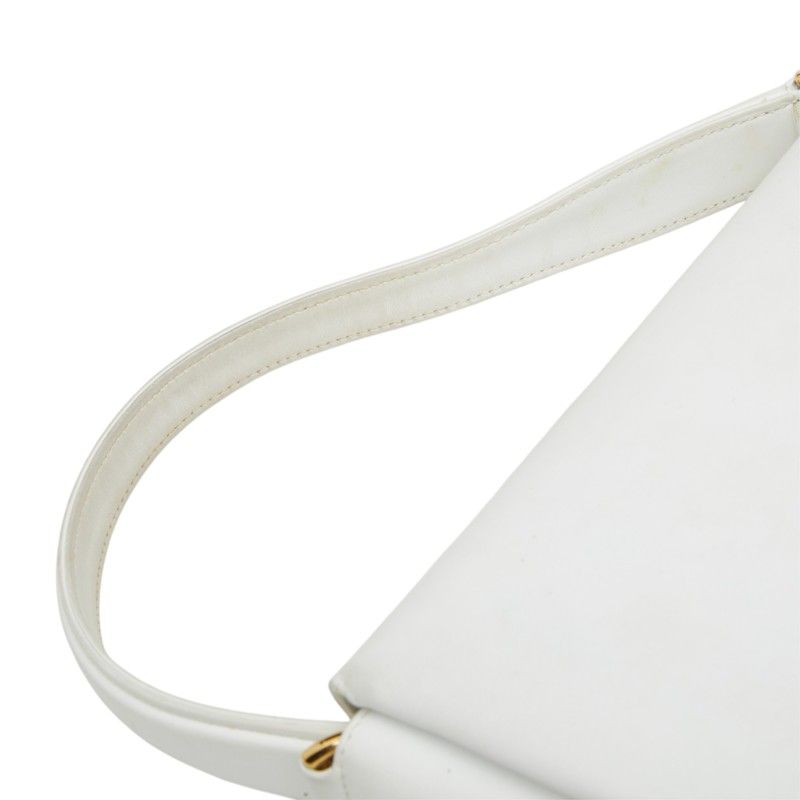 Gucci Vintage Handbag 26 White Leather — view 8