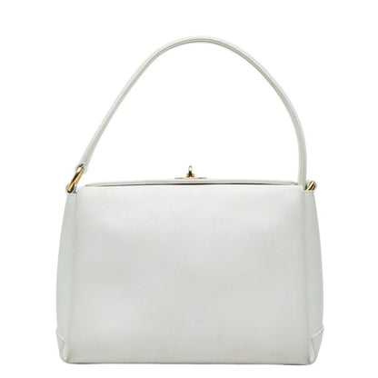 Gucci Vintage Handbag 26 White Leather