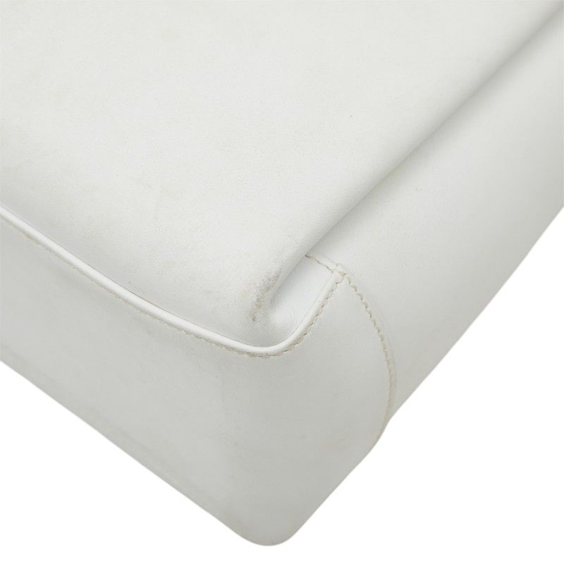 Gucci Vintage Handbag 26 White Leather — view 4
