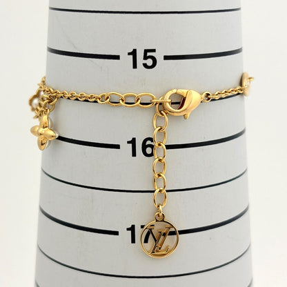Louis Vuitton Bracelet LV Flora Glam Gold Plated — view 5