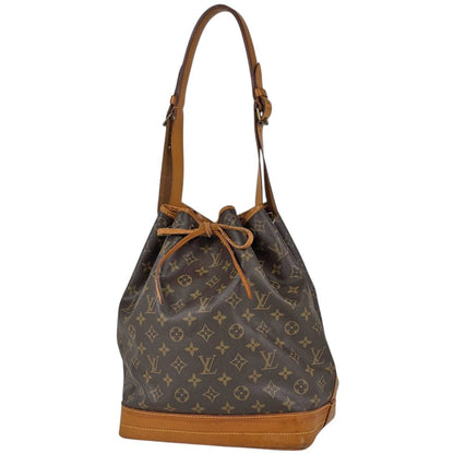 Louis Vuitton Noe Shoulder Bag Drawstring Monogram Brown