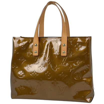 Louis Vuitton Reade PM Tote Bag Patent Monogram Vernis Blanc
