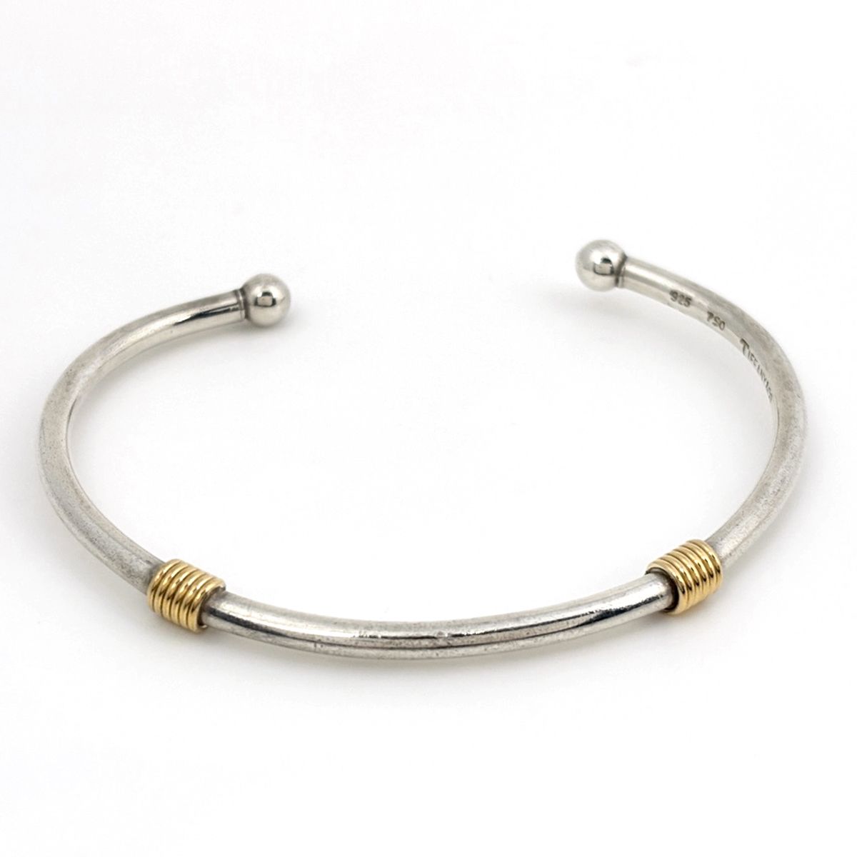 Tiffany & Co Bangle Band with Silver Bracelet — view 2