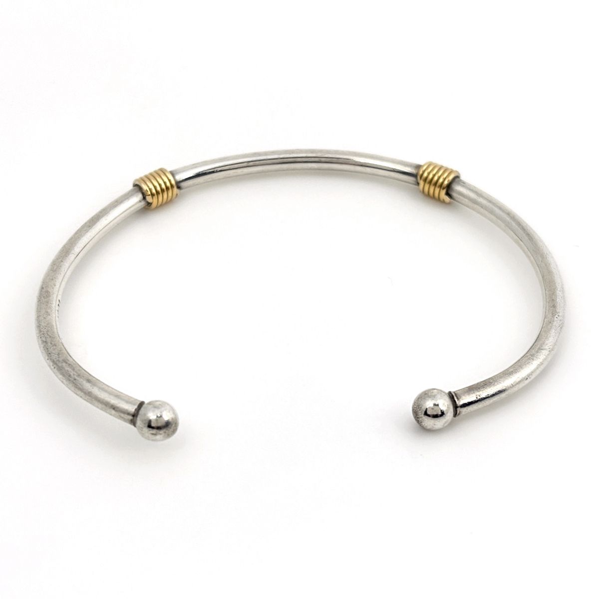 Tiffany & Co Bangle Band with Silver Bracelet — view 3