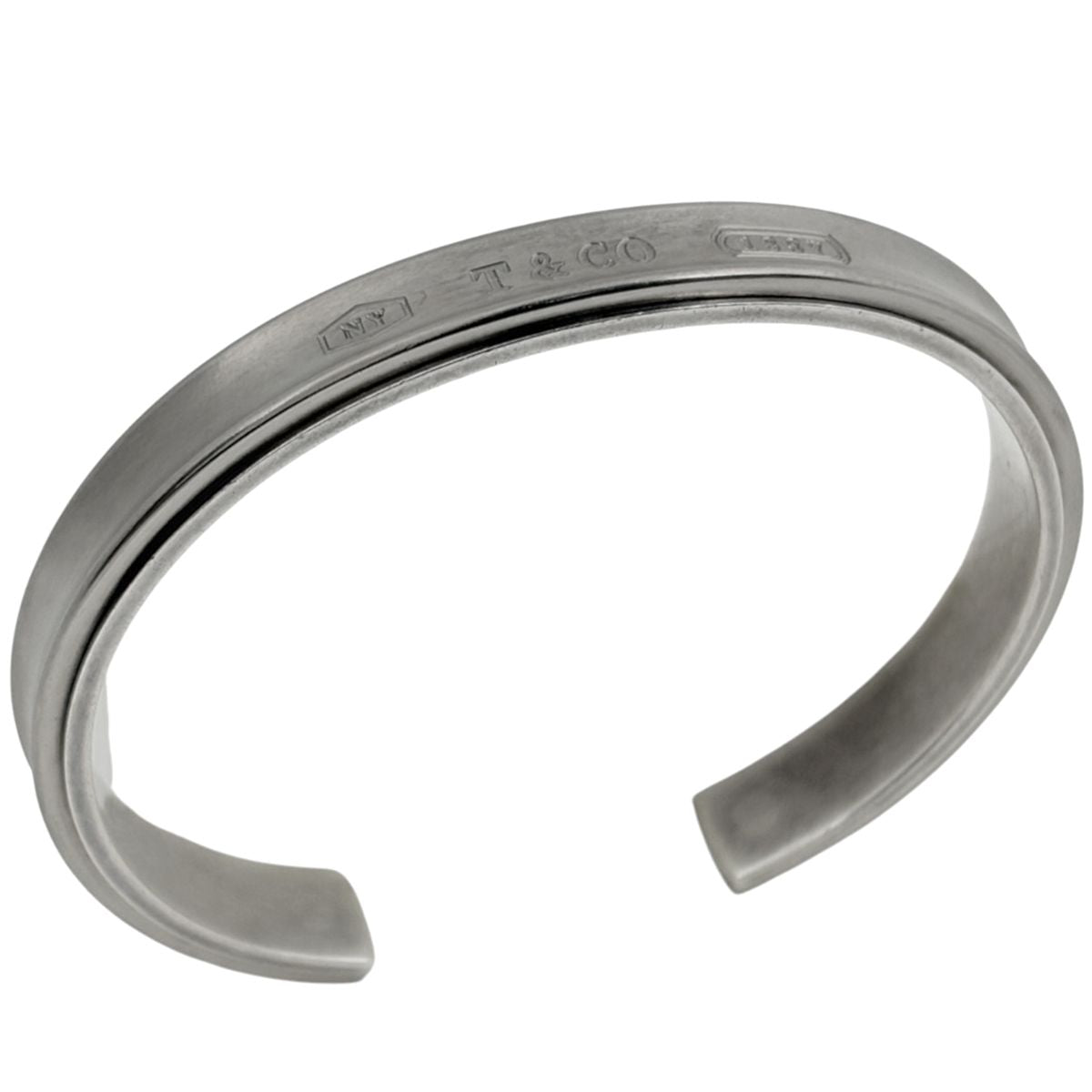 Tiffany & Co Bangle 1837 Bracelet 925 Sterling Silver