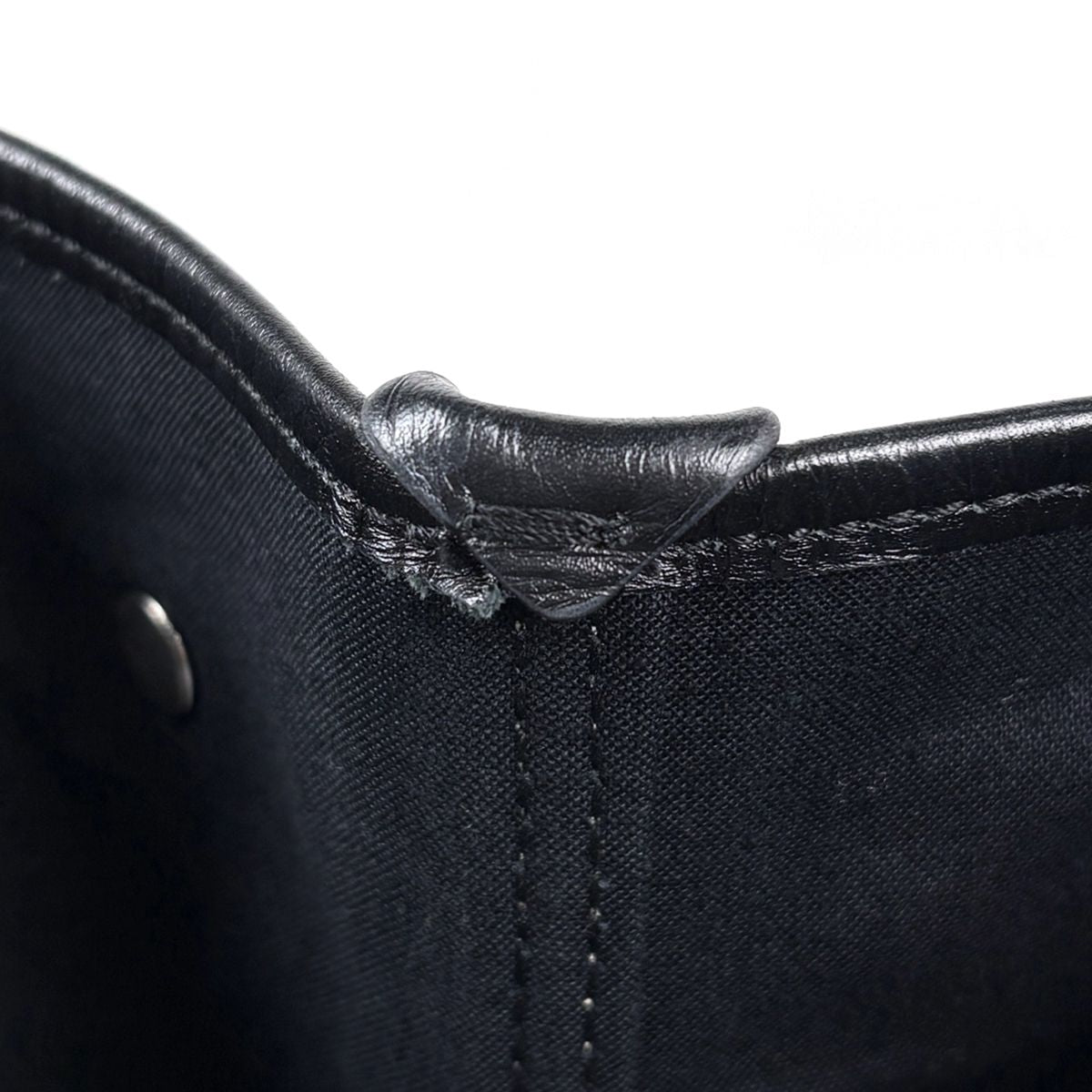 Balenciaga Tote Bag Navy Medium Cabas Canvas Natural Black — view 8