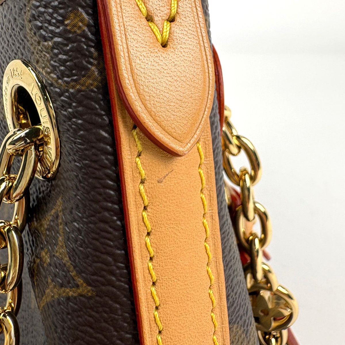 Louis Vuitton Carryall BB Shoulder Bag 2-Way Monogram Brown — view 7